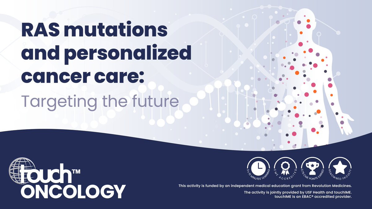 touchONCOLOGY's tweet photo. 🚨 Experts Dr David S Hong, Dr Eileen M O'Reilly, and Dr Rebecca S Heist discuss the role of #RASMutations in #SolidTumours and their potential for improving outcomes through #TargetedTherapies.

🔍 Watch now:  https://t.co/PwpWt8S7pJ

@DavidHongMD https://t.co/3dsfQvtjKR