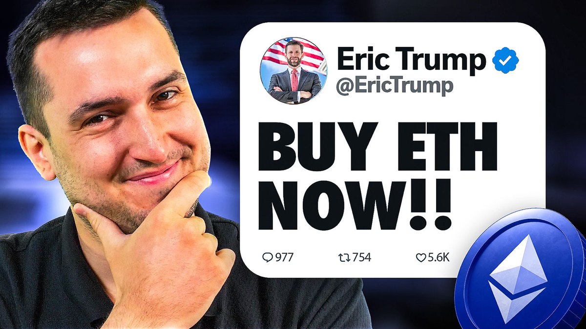 𝗘𝘁𝗵𝗲𝗿𝗲𝘂𝗺 𝗶𝘀 𝗻𝗼𝘁 𝗮 𝗯𝗮𝗱 𝗽𝗹𝗮𝘆...

𝗕𝘂𝘁 𝘆𝗼𝘂 𝗻𝗲𝗲𝗱 𝘁𝗼 𝗽𝗮𝘆 𝗰𝗹𝗼𝘀𝗲 𝗮𝘁𝘁𝗲𝗻𝘁𝗶𝗼𝗻 𝗼𝗻 𝗵𝗼𝘄 𝘁𝗼 𝘁𝗿𝗮𝗱𝗲 𝗶𝘁!

On today's show I'll tell you my exact game plan and what is the best approach 🔥

𝗦𝘁𝗮𝗿𝘁𝗶𝗻𝗴 𝘁𝗵𝗲 𝘀𝗵𝗼𝘄 𝗶𝗻 𝗮𝗻