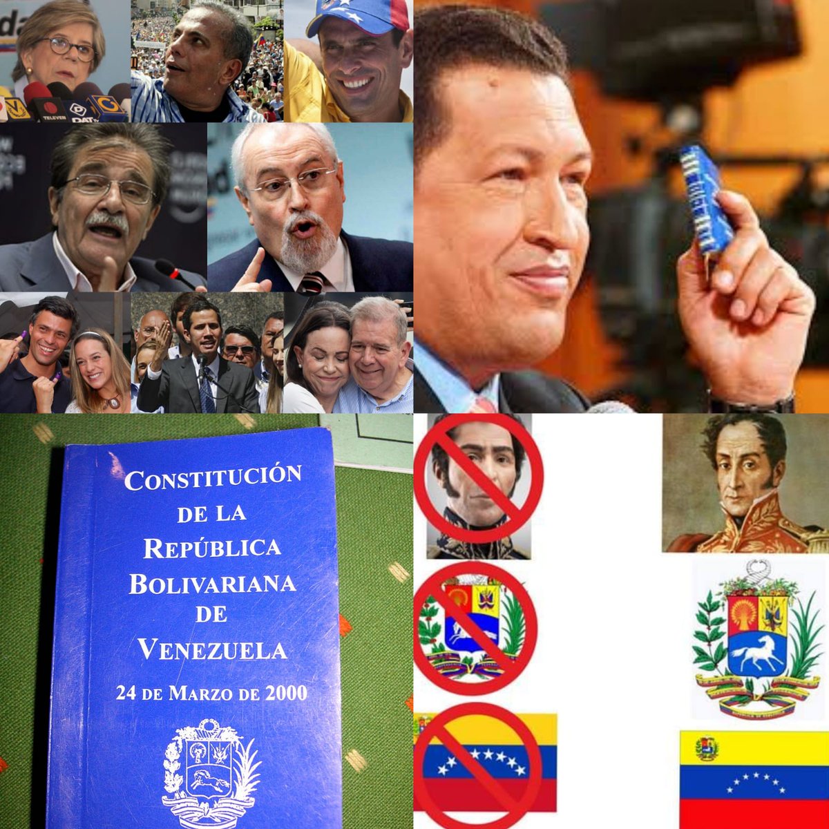 Noelleal's tweet image. Al venezolano le quebraron la lógica.

¿En Venezuela hay Estado de Derecho?: no, pues este fue abolido oficialmente el día 3 de Agosto de 1.999 con la instalación de la ilegítima Asamblea Constituyente Comunista, de la cual salió la obviamente ilegítima Constitución Comunista de…