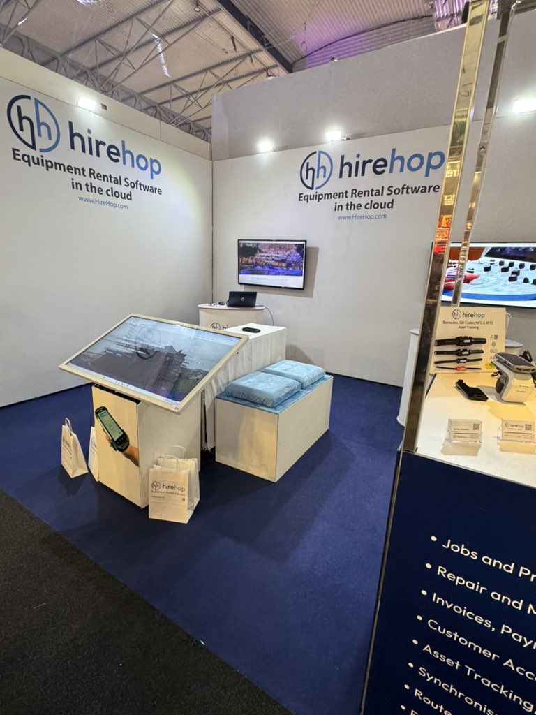 HireHop's tweet photo. We are currently exhibiting at ISE 2025 in FIRA Barcelona 🤩

👋 Please come to Stand 6G500 to say "Hola" and check out all of our amazing features ‼️

#hirehop #equipmentrental #ISE #ISE2025 #FIRABarcelona #cloud #software https://t.co/lVjYf4C941