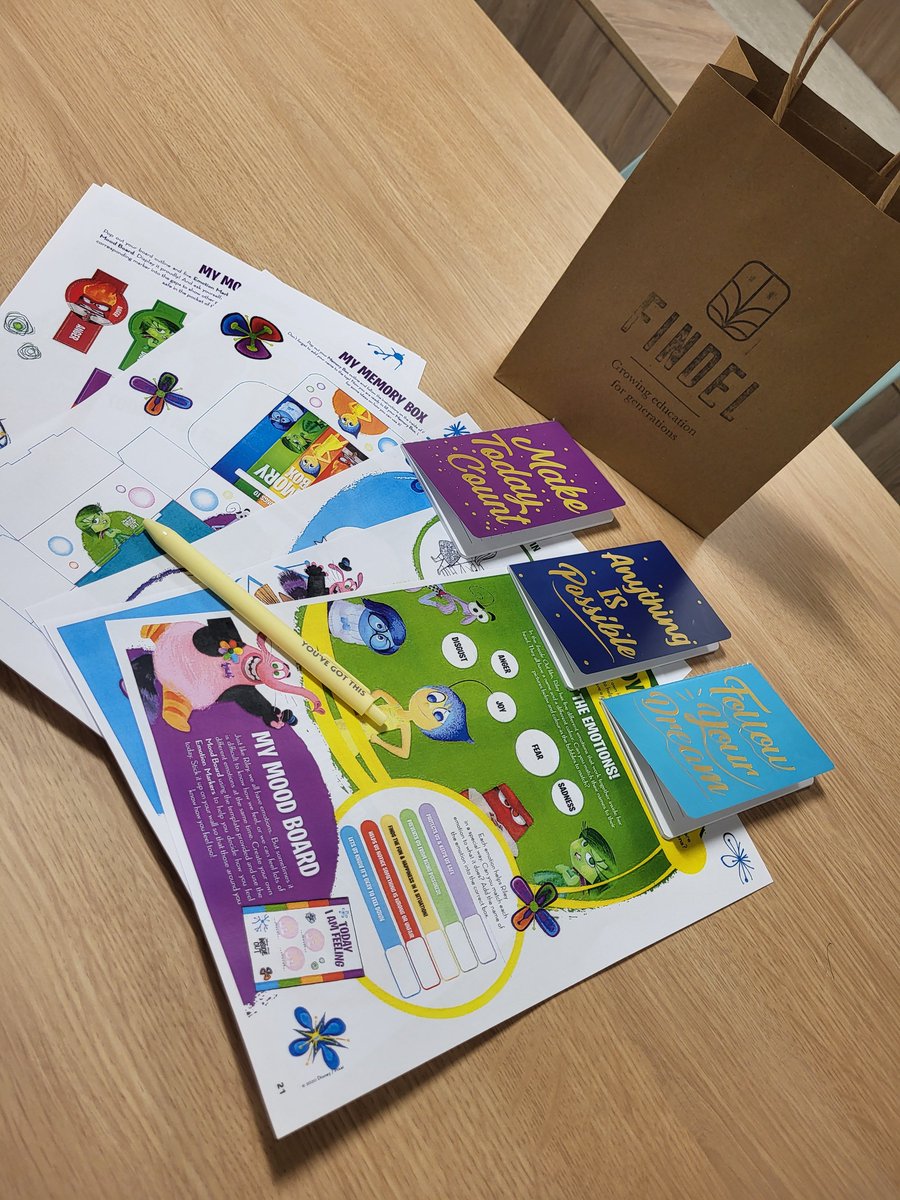 FindelEducation's tweet photo. For the past 3 years we have celebrated Childrens Mental Health Week in support of Place2Be be creating activity resource packs for our colleagues children. We believe that nurturing mental wellbeing starts at home. https://t.co/MHzgLy7qMF