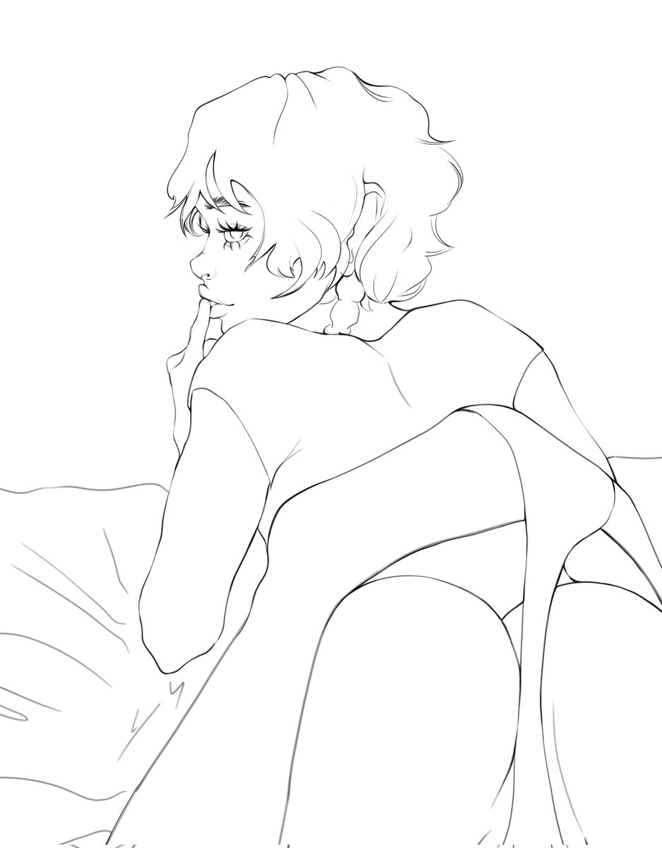 _rogart_'s tweet image. 😌
#OC #WIP