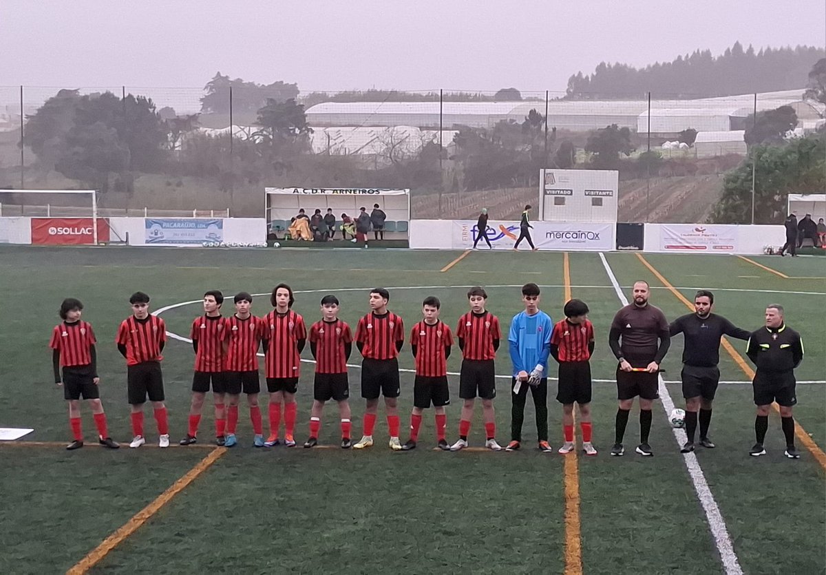 ❤️🖤𝑭𝑼𝑻𝑬𝑩𝑶𝑳 Formação Sub-15
📷 𝑹𝒆𝒈𝒊𝒔𝒕𝒐 𝑭𝒐𝒕𝒐𝒈𝒓𝒂́𝒇𝒊𝒄𝒐
A.C.D.R. Arneiros 🆚 G.D.R.C. Casalinhense
#soucasalinhense #unidoslutamosparavencer