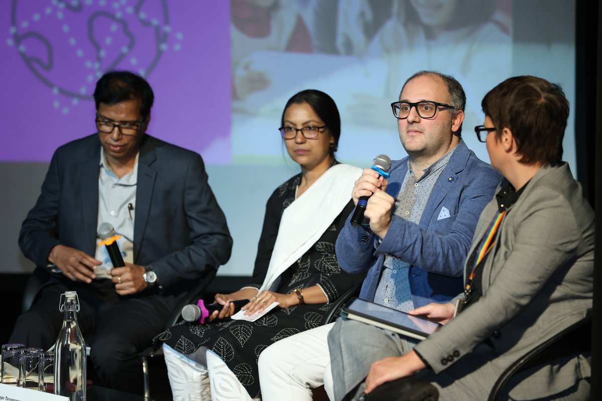 inBritish's tweet image. Fostering inclusive classrooms with linguistic diversity is a key priority for #NEP2020. @GauriP5 and Sarah Rogerson from our #EnglishProgrammes led discussions with industry experts around our work towards this important educational goal. #SchoolEducationConference.