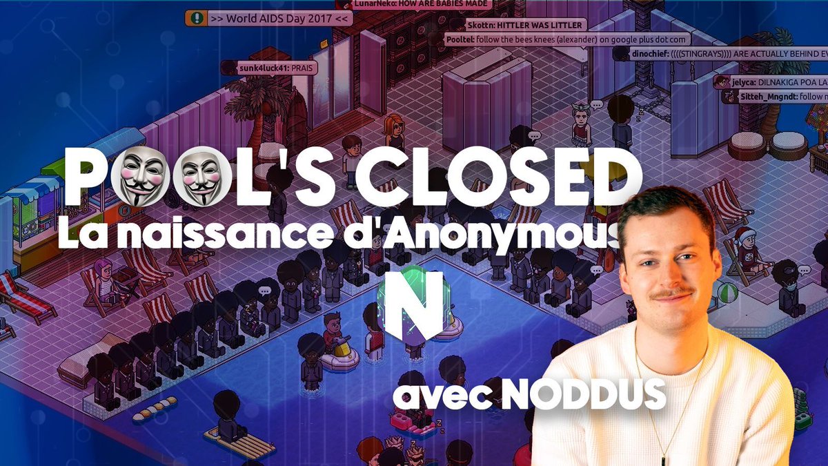 Arrêt sur images (@arretsurimages) on Twitter photo Retour à l'été 2006 ⏪ Plusieurs adolescents sont en train d'organiser l'un des premiers raids en ligne sur le jeu vidéo Habbo Hotel, accusé de racisme. <a href="/icth/">Julie Le Baron</a> et <a href="/RDjoumi/">Rafik Djoumi</a> reçoivent <a href="/Noddus_/">Valentin Cebo</a> pour raconter cette histoire culte, dès maintenant sur Twitch !
buff.ly/3tTisiK Retour à l'été 2006 ⏪ Plusieurs adolescents sont en train d'organiser l'un des premiers raids en ligne sur le jeu vidéo Habbo Hotel, accusé de racisme. <a href="/icth/">Julie Le Baron</a> et <a href="/RDjoumi/">Rafik Djoumi</a> reçoivent <a href="/Noddus_/">Valentin Cebo</a> pour raconter cette histoire culte, dès maintenant sur Twitch !
buff.ly/3tTisiK