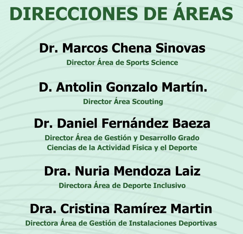 📚 Direcciones de Área.