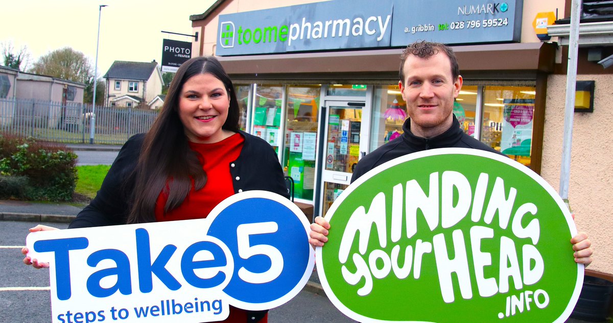 Pharmacies encourage everyone to look after your mental health.
Community pharmacies across Northern Ireland are providing advice  and support to help people look after their mental health in a new  campaign. #LivingWell
communitypharmacyni.co.uk/pharmacies-enc…