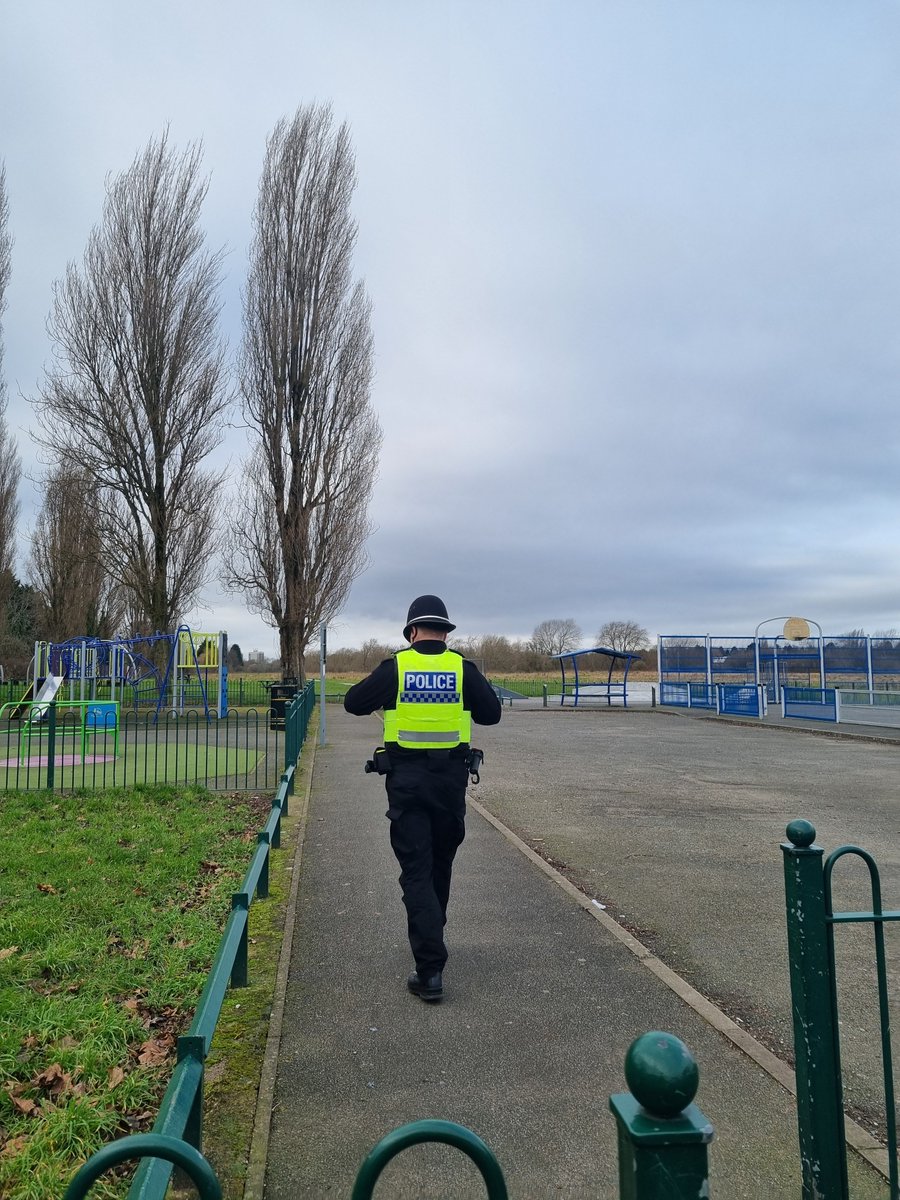 Patrols at Glebe farm park today! #CommunityEngagement