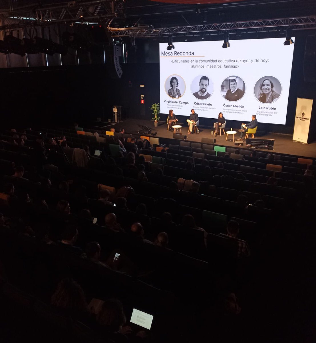 🔴🗣️ Mesa redonda 'Dificultades en la comunidad educativa de ayer y de hoy: alumnos, maestros, familias'

Junto a Virgina del Campo <a href="/innovamat_es/">Innovamat</a>, César Prieto de Alameda International School, Lola Rubio de CEIP Pio Baroja y Óscar Ábellón del Colegio La Dehesa de Humanes.