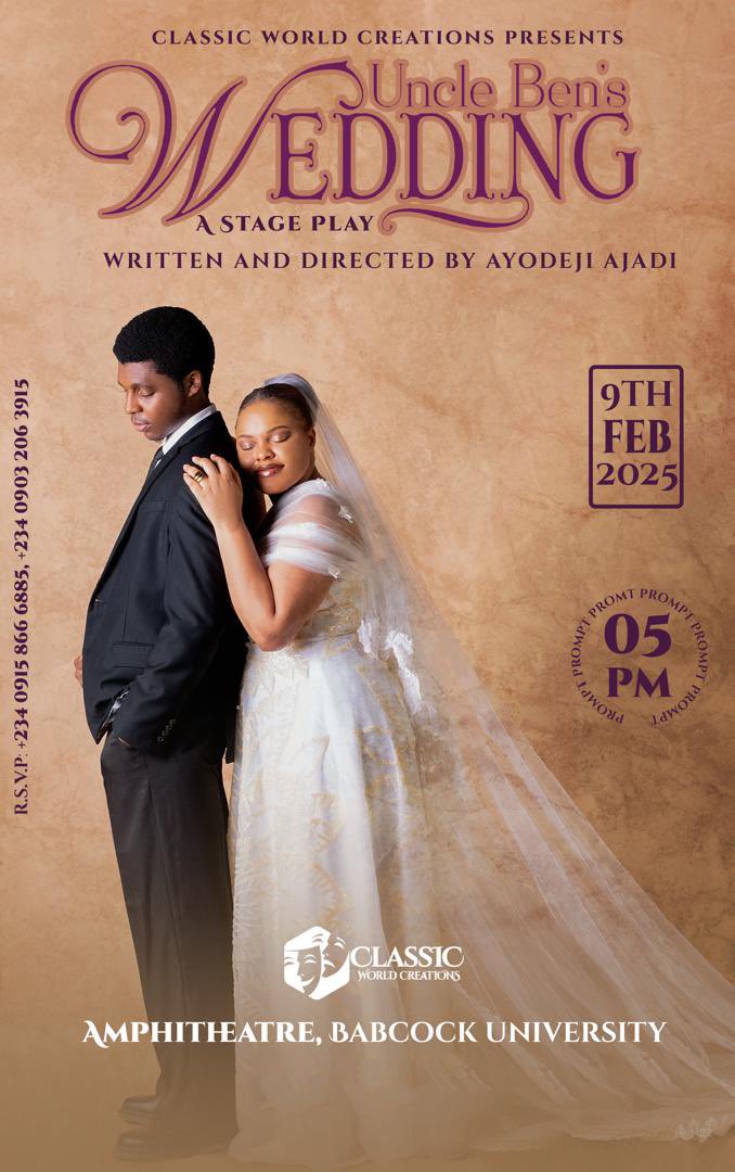 CWC_BU's tweet photo. Get your tickets to watch Uncle Ben’s Wedding🔥🔥 https://t.co/oZzs5Vm58W