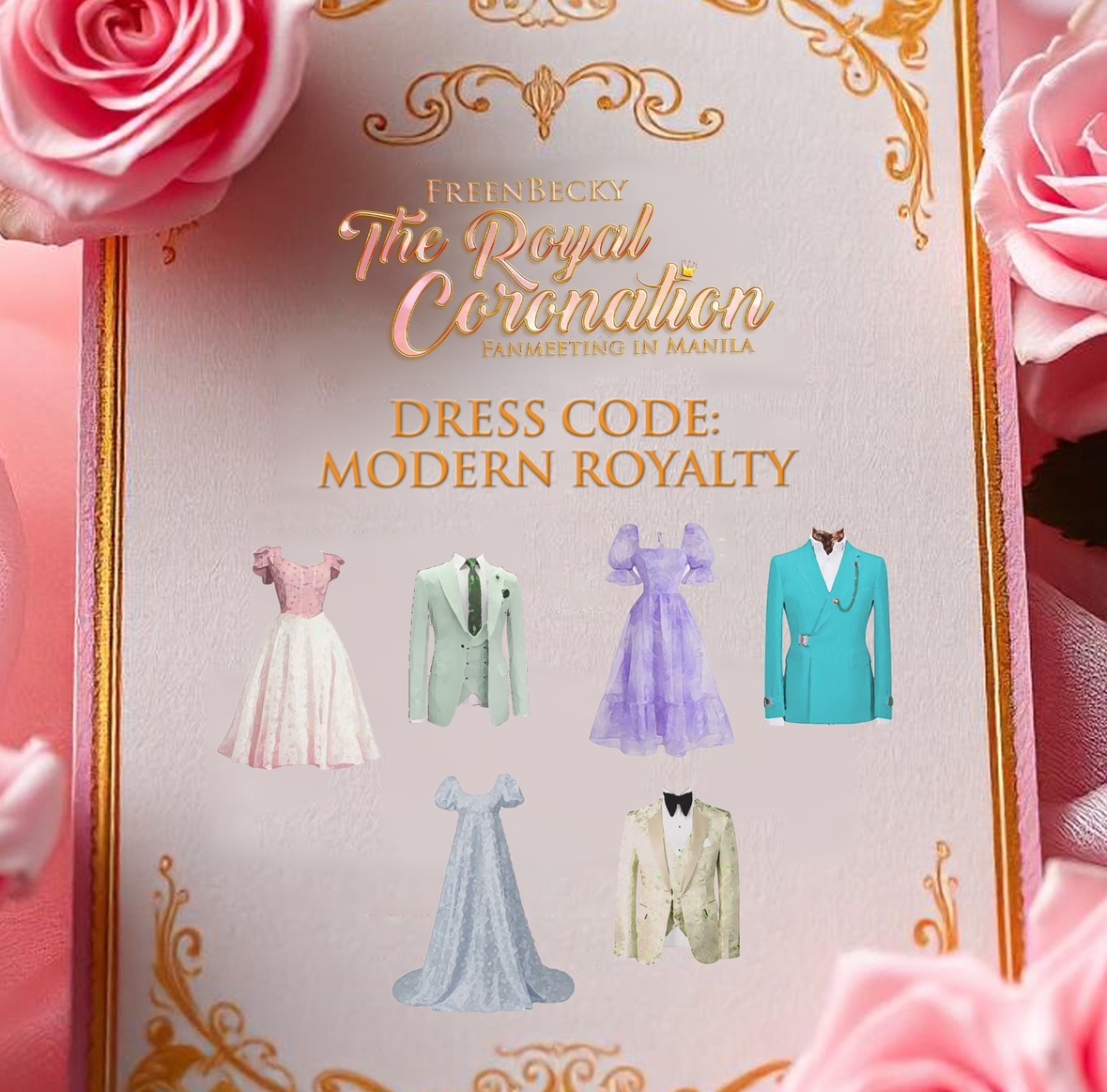 cdmentph's tweet image. Attention, FreenBecky nation 🎺

Do you have what it takes to be crowned BEST DRESSED at #FREENBECKYTHEROYALTOUR in Manila?

Come in your best royal-themed attire and get a chance to win FreenBecky signed merchandise! Get outfit inspiration below 👇

Don&apos;t have tickets yet?…
