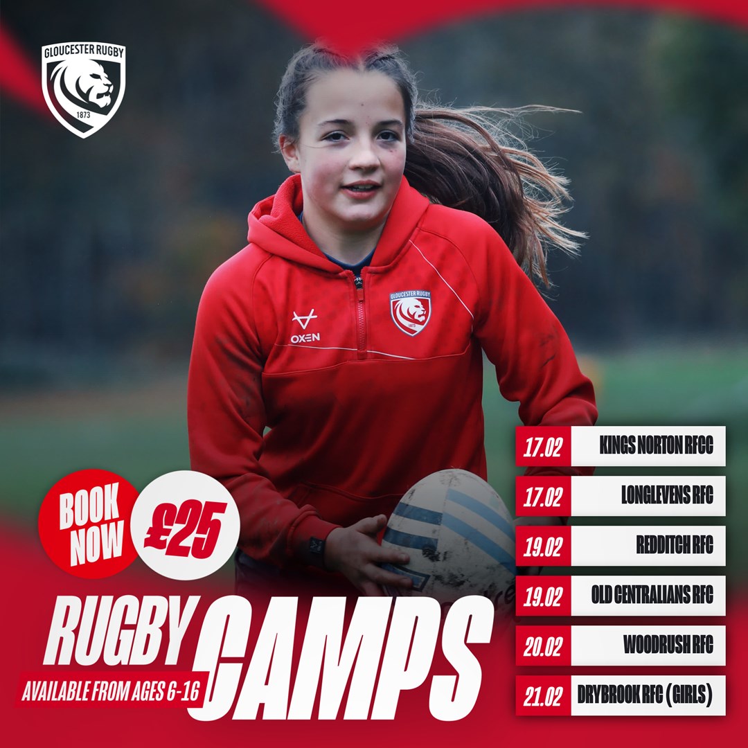 𝗛𝗔𝗟𝗙-𝗧𝗘𝗥𝗠 𝗥𝗨𝗚𝗕𝗬 𝗖𝗔𝗠𝗣𝗦 🏉 

Two more venues for our February #Develop &amp; #TryTag rugby camps have been added at <a href="/OldCents/">Old Centralians</a> &amp; <a href="/Drybrook__RFC/">Drybrook RFC</a> (girls only). 

Book now 👉 bit.ly/3zoV2aJ