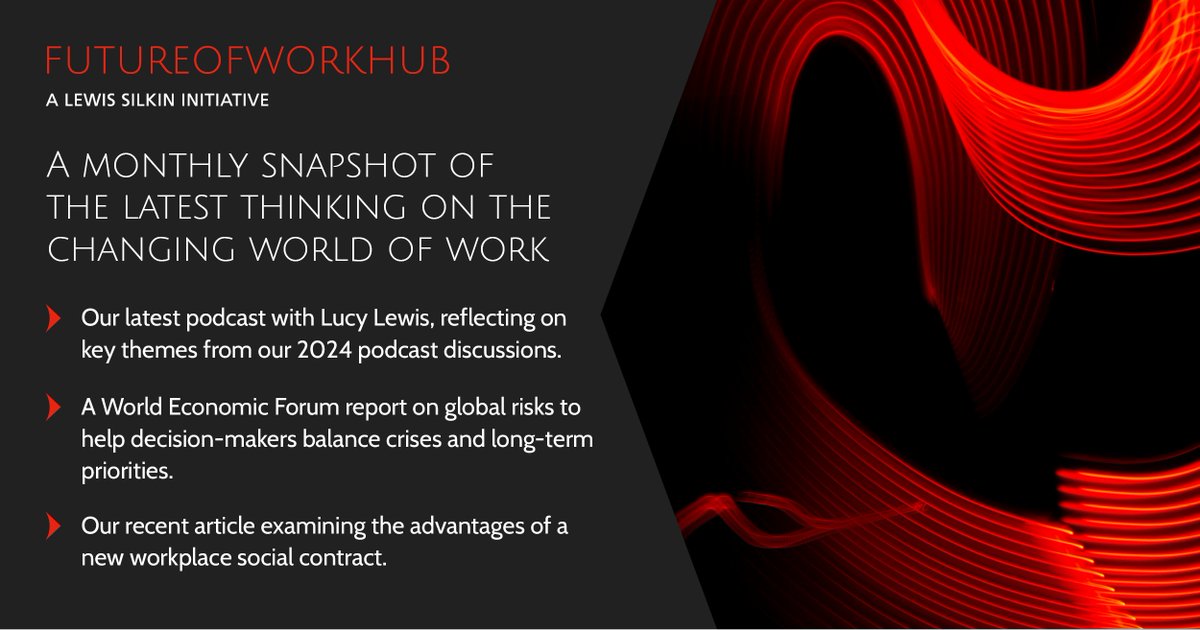 How is the landscape of the world of work changing? 💡
 
January’s edition of our Future of Work Hub newsletter includes reflections on 2024 as well as discussion around evolving workplace expectations and navigating global risks.

🔗okt.to/sznctT

#FutureofWork