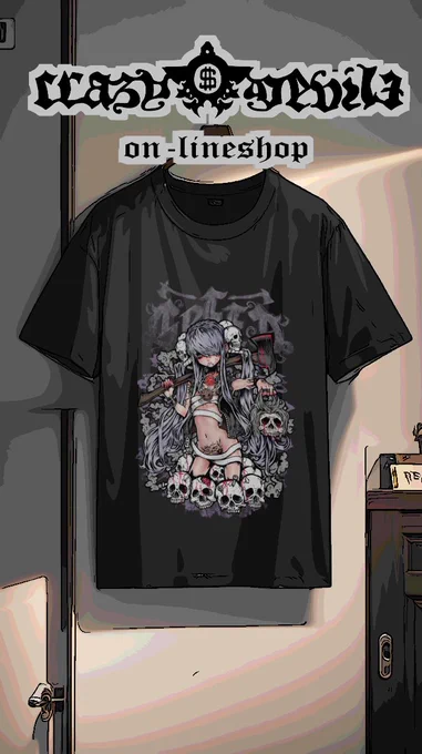 欲望と狂気が交錯するダークアートTシャツ。圧倒的な存在感でストリートの視線を独り占めせよ。↓商品リンク↓ 