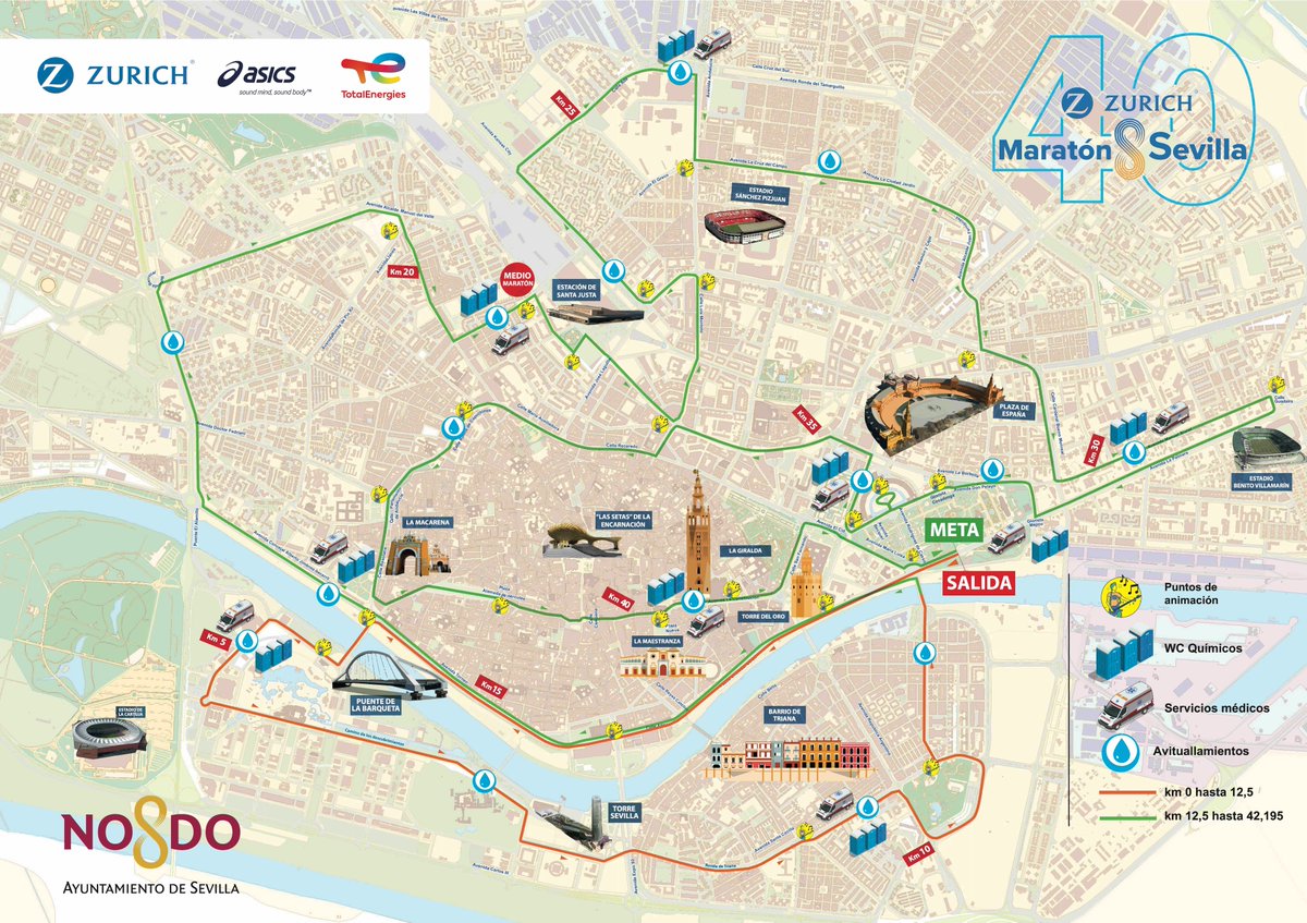 MaratonSevilla's tweet photo. ¿Preparad@ para soñar? Disfruta el maratón más plano de Europa, quedan menos de 2️⃣0️⃣ días para el #ZurichMaratónSevilla25 

Ready to dream? Enjoy the flattest marathon in Europe, less than 2️⃣0️⃣ days left until the #ZurichMarathonSevilla25 https://t.co/3nT7eAf5rI