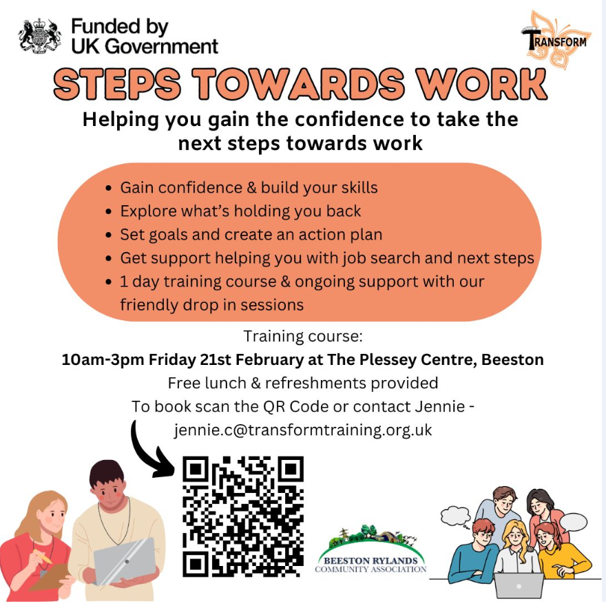 Gain confidence to take the next steps towards work.

<a href="/GOVUK/">GOV.UK</a> <a href="/SouthNottsPBP/">South Nottinghamshire Place-Based Partnership</a> <a href="/Transform_Org/">Transform Training</a> <a href="/NottsCC/">Nottinghamshire County Council</a> <a href="/broxtowebc/">Broxtowe Borough Council</a> @BroxtoweCAB