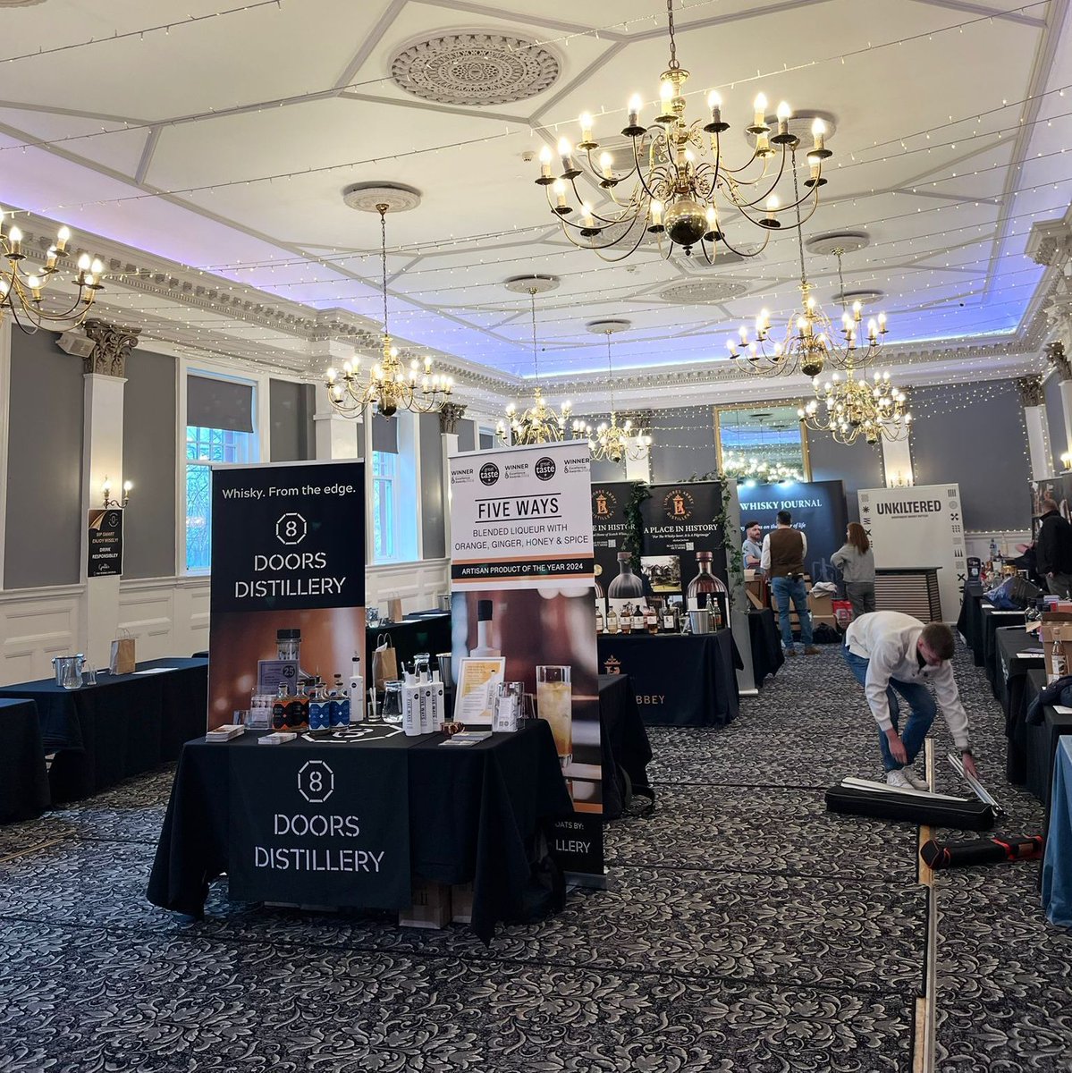 What a day at the Inverclyde Whisky Festival! A huge thank you to Toni and Ryan for inviting us to such a well-organized and welcoming event. Special shoutout to @geraldosoflargs  and @tontinehotelgreenock for being part of such a great day. 
#InverclydeWhiskyFestival #TitanRum
