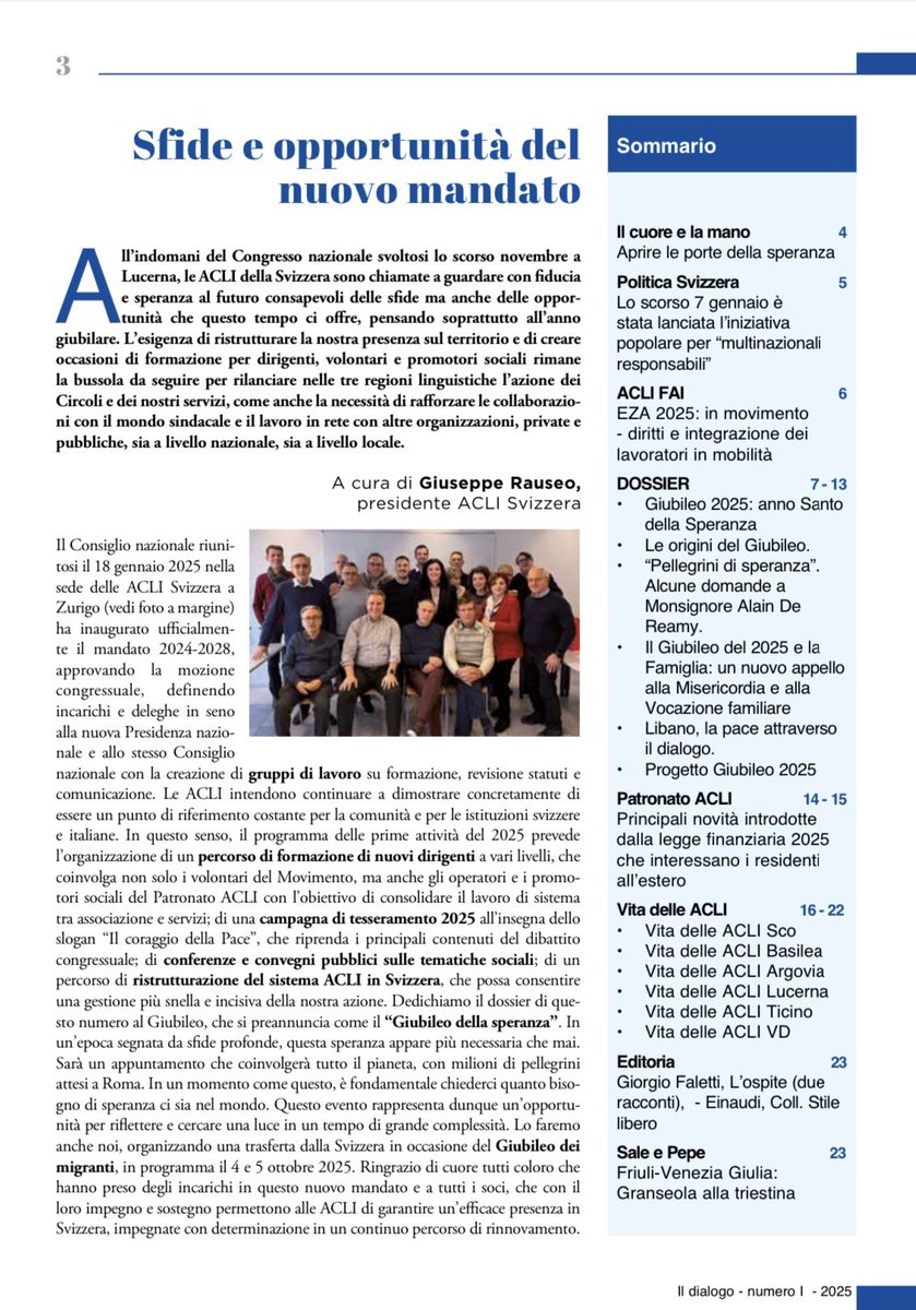 Cattedra Rosmini (@cattedrarosmini) on Twitter photo La speranza è la forza che muove ogni desiderio e ambizione, nonché ogni passo che l'umanità riesce a compiere verso il futuro. Essa è l’opzione di tutti che puntano nel futuro sull’umano e non sul tecnico!
Grazie a <a href="/GiuseppeRauseo/">Giuseppe Rauseo</a> e <a href="/Acli_nazionali/">Acli Nazionali</a> Svizzera per la pubblicazione! La speranza è la forza che muove ogni desiderio e ambizione, nonché ogni passo che l'umanità riesce a compiere verso il futuro. Essa è l’opzione di tutti che puntano nel futuro sull’umano e non sul tecnico!
Grazie a <a href="/GiuseppeRauseo/">Giuseppe Rauseo</a> e <a href="/Acli_nazionali/">Acli Nazionali</a> Svizzera per la pubblicazione!