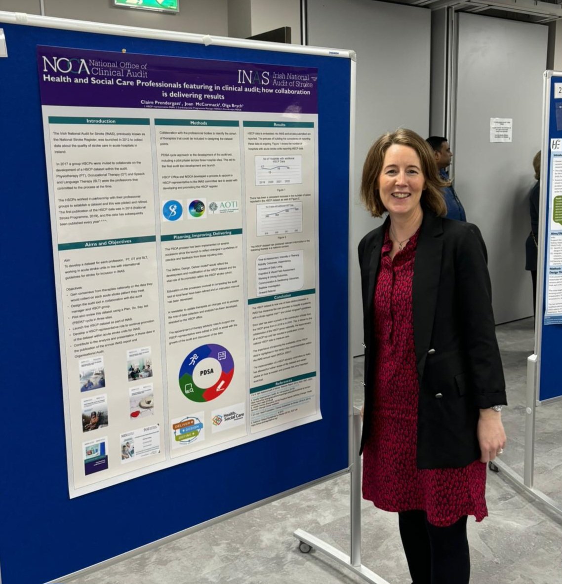 Delighted to present a poster on the development of the HSCP dataset within INAS. This is a hugely important dataset, and I commend all HSCPs who contribute to it. #NOCA25 <a href="/WeHSCPs/">National HSCP Office, HSE</a> <a href="/MCCORMACKJOAN/">JOAN MCCORMACK</a> <a href="/BrychOlga/">Olga Brych</a> <a href="/2013_Sylvius/">Joe Harbison</a>