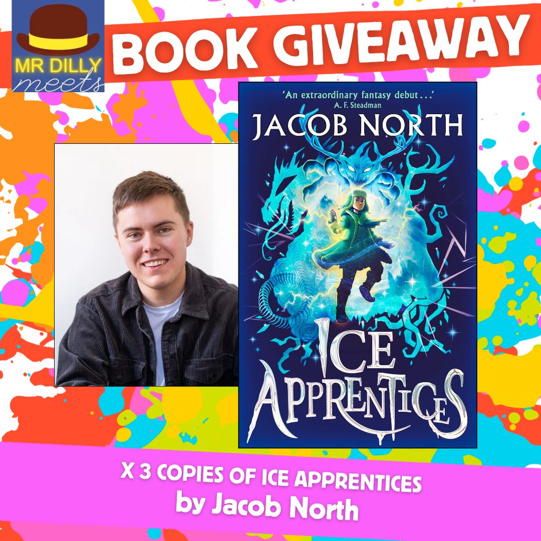 😀 #GIVEAWAY!  WIN x3 copies of THE ICE APPRENTICES #JacobNorth 🥶🧊 Enter: Like, Follow &amp; Share. Ends 7/2 – UK #Schools only 

Celebrate #NationalStorytellingWeek with Mr. Dilly's online #author event . Book here 👉 tinyurl.com/4zkzp4vf