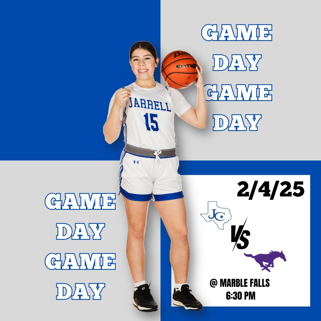 Jarrell Lady Cougars Basketball (@jhsladycougars) on Twitter photo Game Day! The Lady Cougars travel to Marble Falls tonight. JV <a href="/5pm/">5pm.co.uk</a>, Varsity@6:30pm, 9th @ 7:30pm. <a href="/Jarrell_ISD/">Jarrell ISD</a> <a href="/coachahaire/">Alan Haire</a> <a href="/LadyCougar_JHS/">Lady Cougar Athletics</a> Game Day! The Lady Cougars travel to Marble Falls tonight. JV <a href="/5pm/">5pm.co.uk</a>, Varsity@6:30pm, 9th @ 7:30pm. <a href="/Jarrell_ISD/">Jarrell ISD</a> <a href="/coachahaire/">Alan Haire</a> <a href="/LadyCougar_JHS/">Lady Cougar Athletics</a>