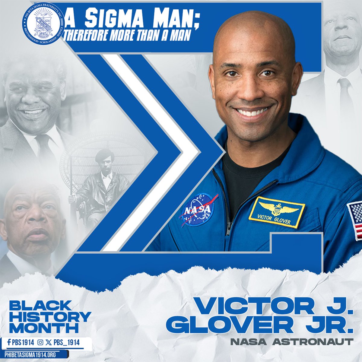 A true example of Scholarship &amp; Service, Brother Victor Glover made history as the first Black astronaut to live aboard the International Space Station (ISS) for an extended mission! 🌍✨