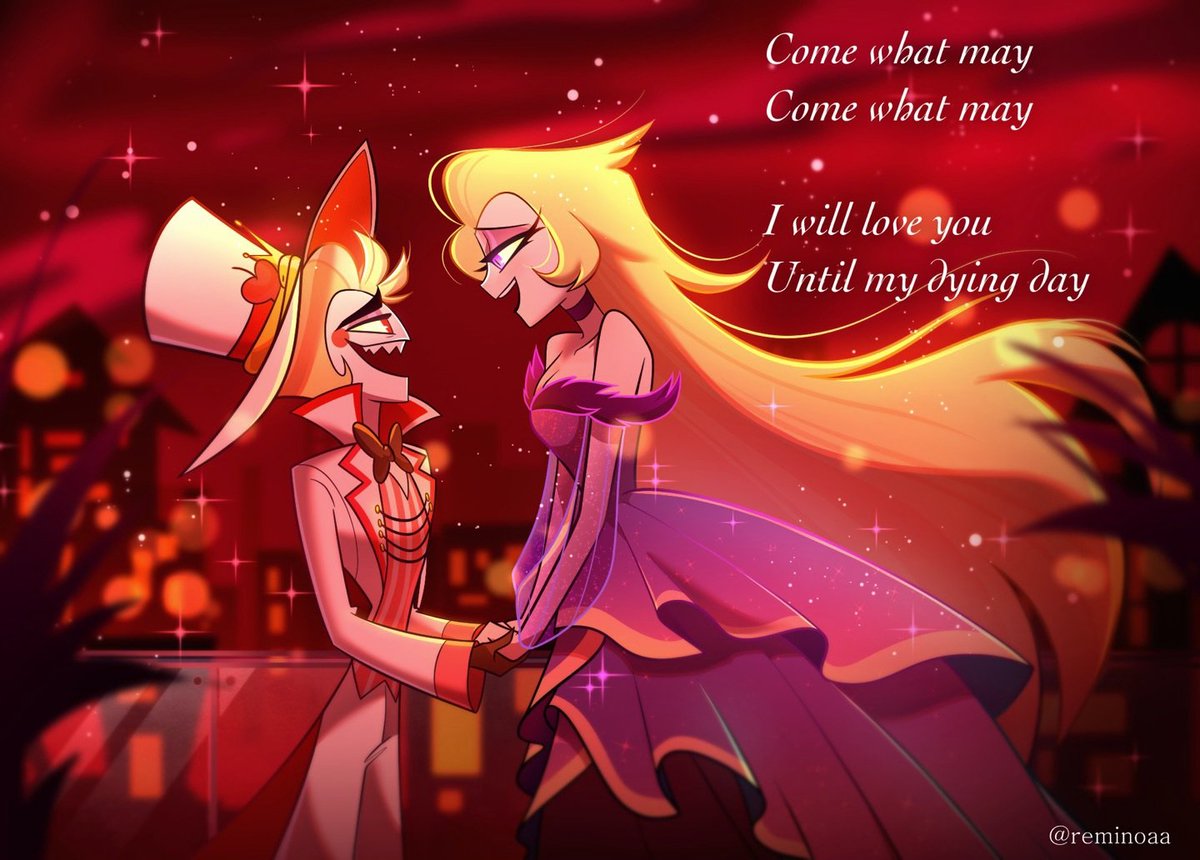 reminoaa's tweet photo. 'Come what may'
#HazbinHotel #Lucilith #HazbinHotelLucifer #HazbinHotelLilith https://t.co/lv6YnhlG1y
