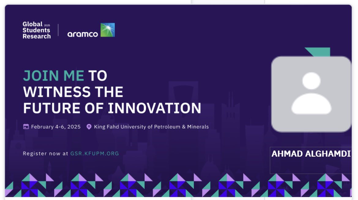 ahmaad_fg's tweet image. for One stop and Global mind, it has been pleasure to attend such great conference 🤍.

#GSR2025
#ResearchForEveryone