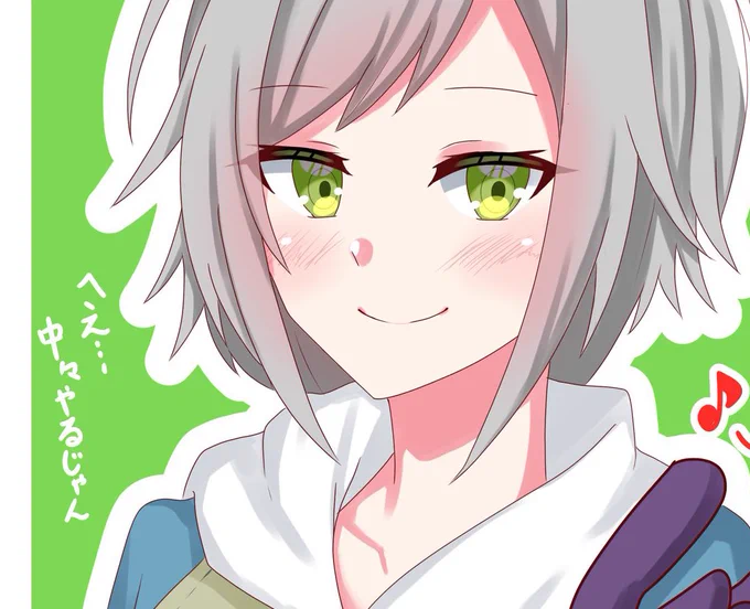 初描きのピカブイとほなちゃんの口元と先輩の貫禄が出てるしぃちゃんを見てくれ!!! 