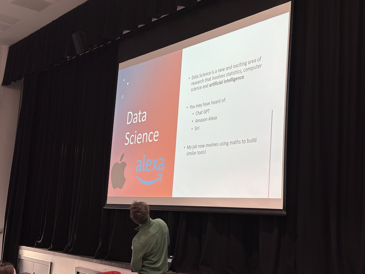 ggittingsCW's tweet photo. To celebrate #NumeracyWeek, Joe, a talented data scientist @WelshGovernment  &amp; proud past pupil of @croesyschool, gave an inspiring talk to Year 7. He shared how he uses maths in his career, showing the real-world impact of numeracy skills. Thanks, Joe! 🙌 #MathInAction #STEM https://t.co/2dyCKpYSeP