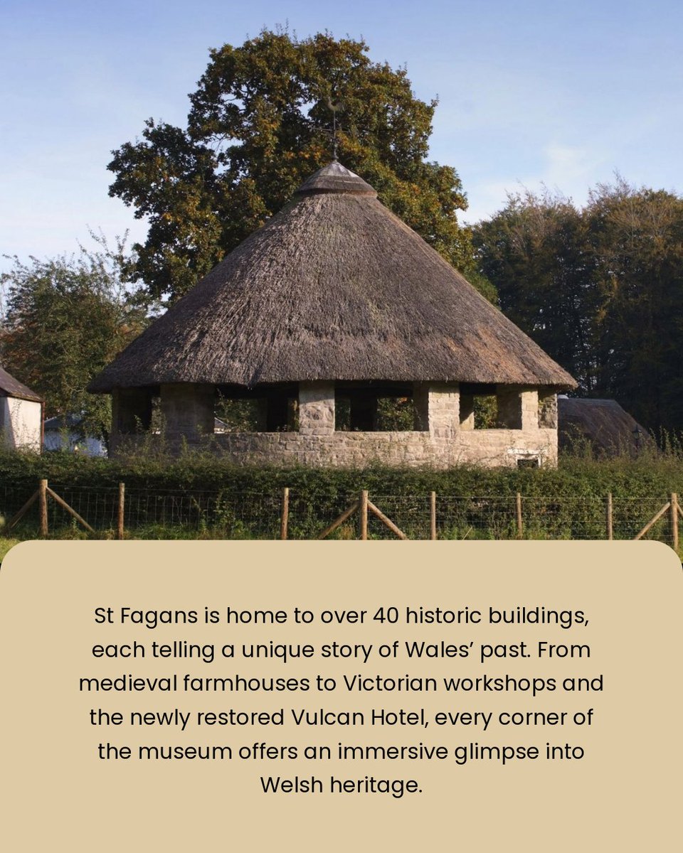 From historic castles to restored Welsh cottages, St Fagans brings history to life. Wander through over 40 carefully preserved buildings, experience traditional crafts, and explore the stories that shaped Wales.

🎟️ Free Entry | A must-visit for history lovers &amp; culture seekers.