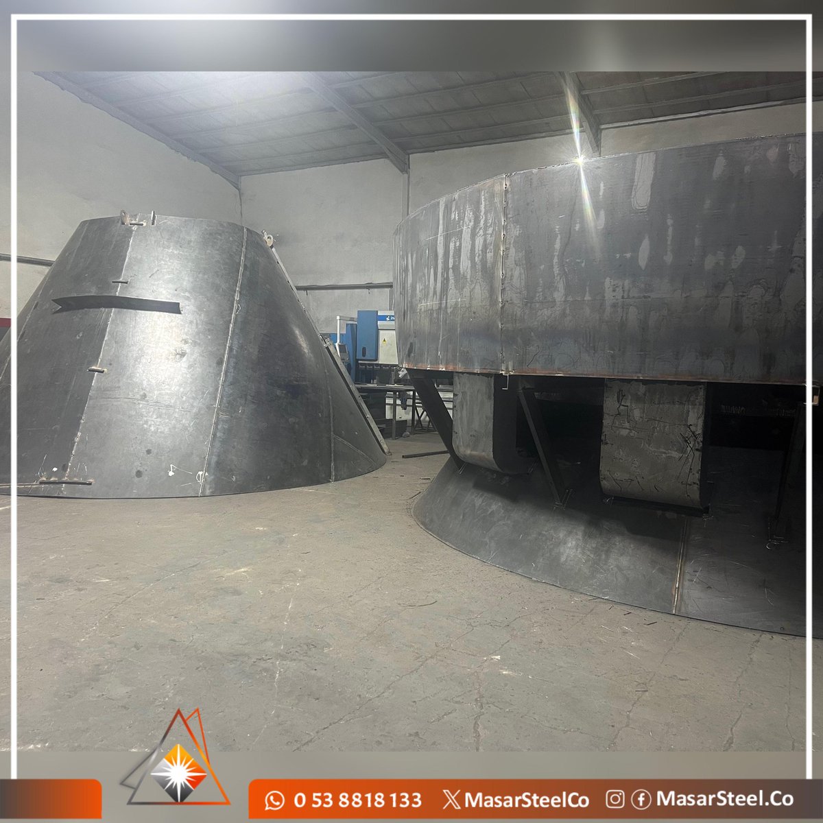 MasarSteelCo's tweet photo. Manufacturing of steel silo

#steelsilo #masarsteel #leap #ksa #riyadh #هيئة_تطوير_بوابة_الدرعية #kafd #مدينة_الملك_عبدالله_الاقتصادية #Arts #القديه #نيوم #الدرعية #حديقة_الملك_سلمان #seven #misk #رؤية2030 #الجسر_المعلق
#riyadh_bus #metroriyadhproject https://t.co/chu7bGbzkK