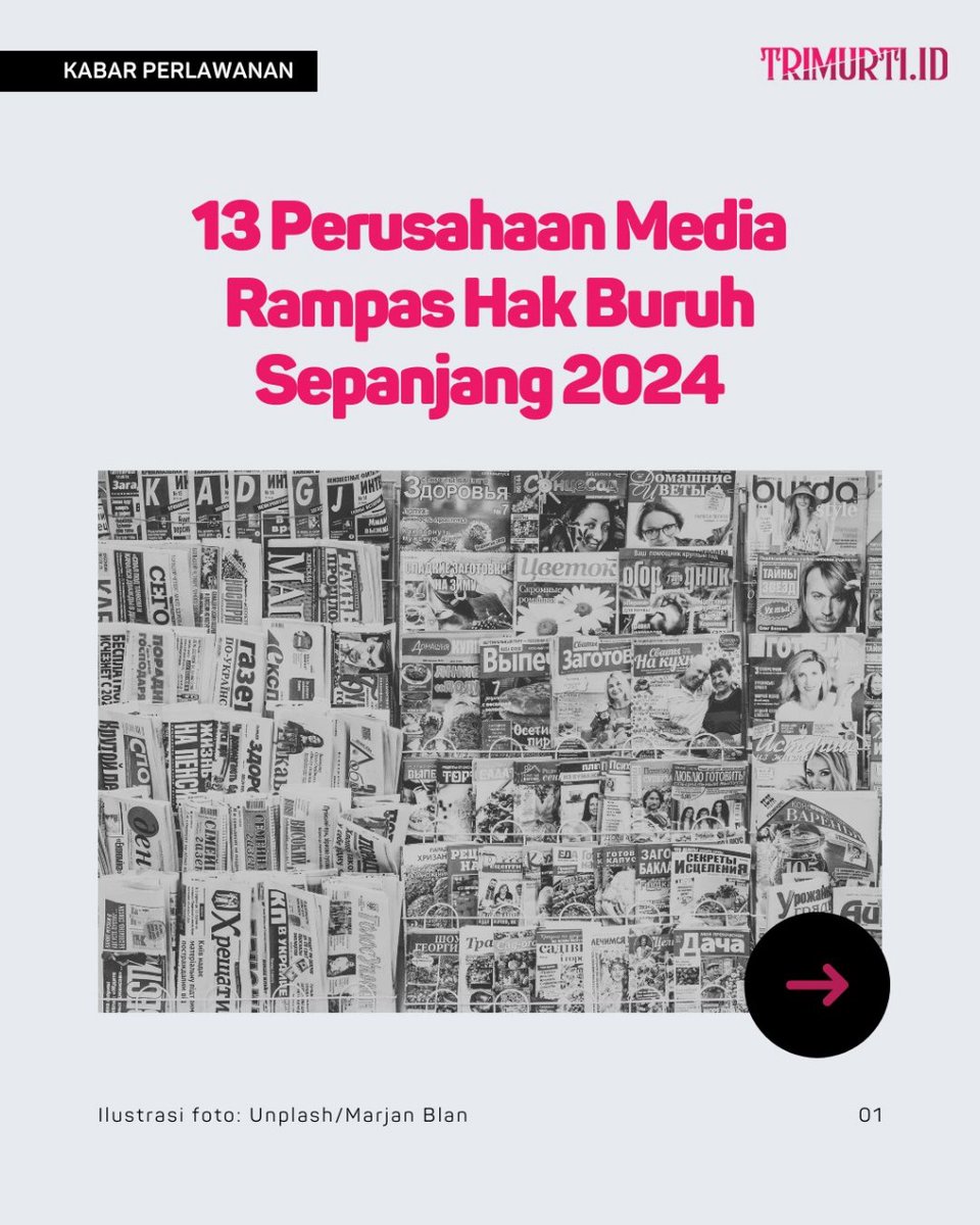 Aliansi Jurnalis Independen (AJI) Indonesia merilis Catatan Tahunan 2024 yang  bertajuk “Keluar dari Mulut Harimau, Masuk ke Dalam Mulut Buaya” pada Kamis, 30 Januari 2025