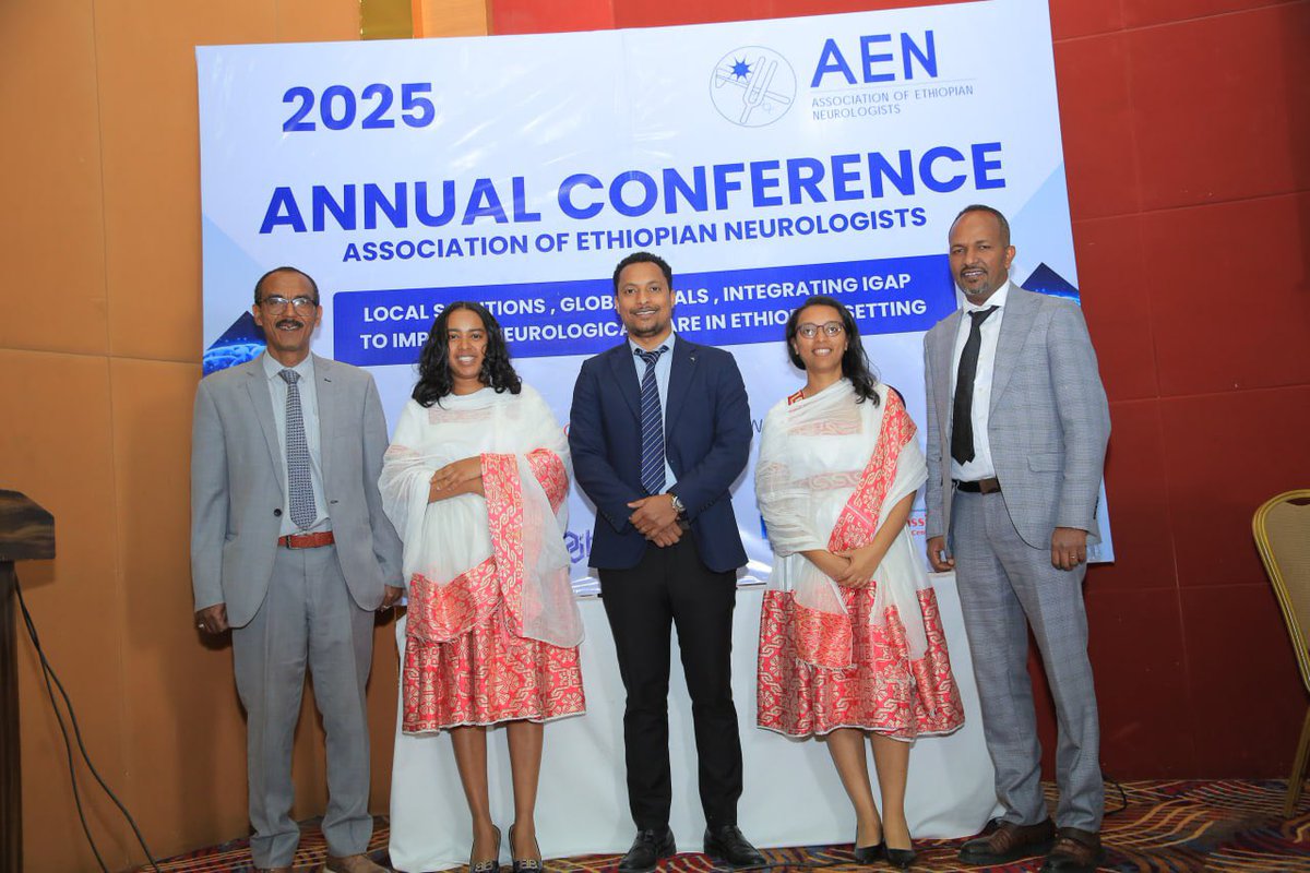 Thank you to all who joined the AEN 2025 conference on Feb 2! Grateful for MOH, WHO, EPHI, &amp; our members for driving the theme“Local Solutions, Global Goals: Integrating IGAP to Improve neurological care in Ethiopia.”
AEN Executive Committee <a href="/FMoHealth/">Ministry of Health ETHIOPIA</a> <a href="/WHOEthiopia/">WHO Ethiopia</a> <a href="/EPHIEthiopia/">Ethiopian Public Health Institute</a>