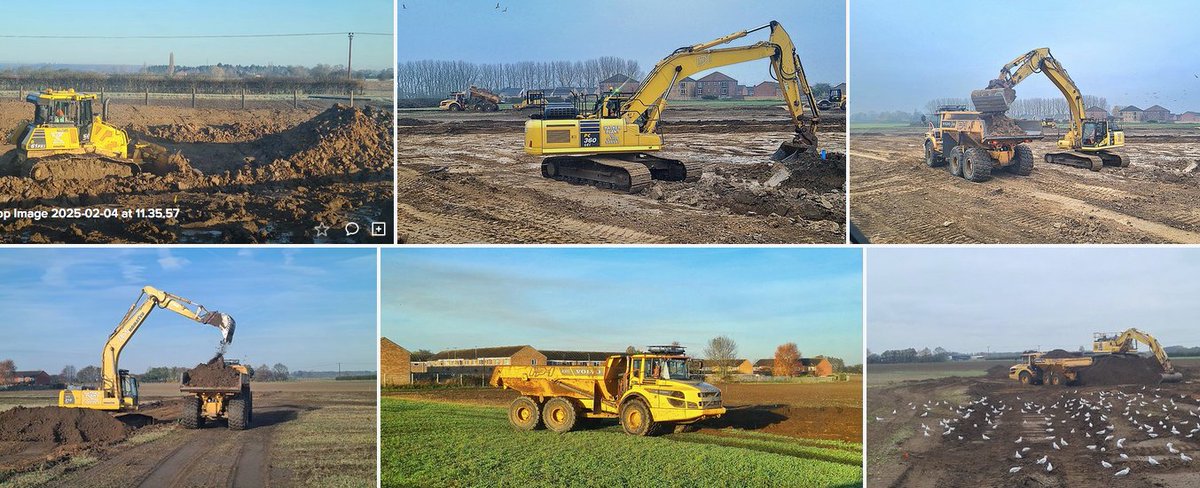 Great to see some of our larger plant out and about  🤩 - a good start to hopefully a strong and prosperous year for us all! 

#planthire #komatsumachines #dozerhire #excavatorhire #yorkshiremachinehire #muckshifting #earthworks #dumptruckhire #nationwide #constructionequipment