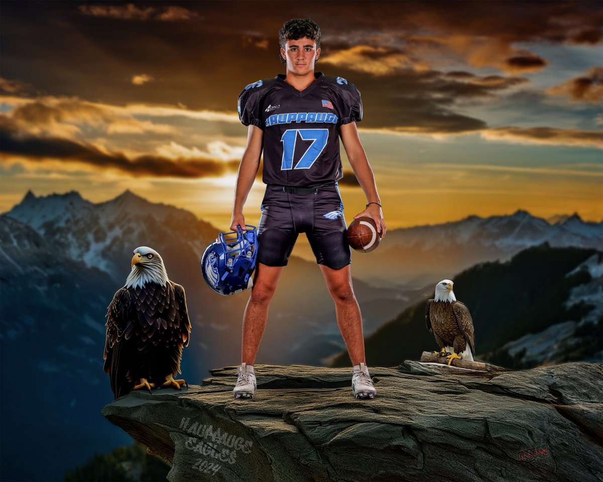 Our next senior is a 3 year varsity player who became the heart and soul of our defense. He was a great tackler, great Football awareness, and he was also one of the counties best kickers. Off the field he is an amazing kid with great potential in his future. We will miss him