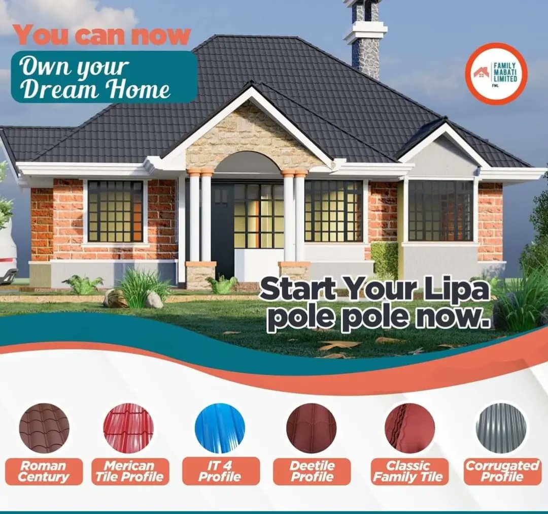 FMabati's tweet photo. Lipa mdogo mdogo mabati purchase program available.

Call or Whatsapp us 0714060540.
FREE DELIVERY NATIONWIDE.

#fyp #viral Rigathi Gachagua, Kenya Airways, Kimuzi, State House, ntv accountability, ARVs, JKIA, EPRA,  William Ruto, Mbadi,Koech, V-power, Duale,  Kuria https://t.co/A73m5znITP