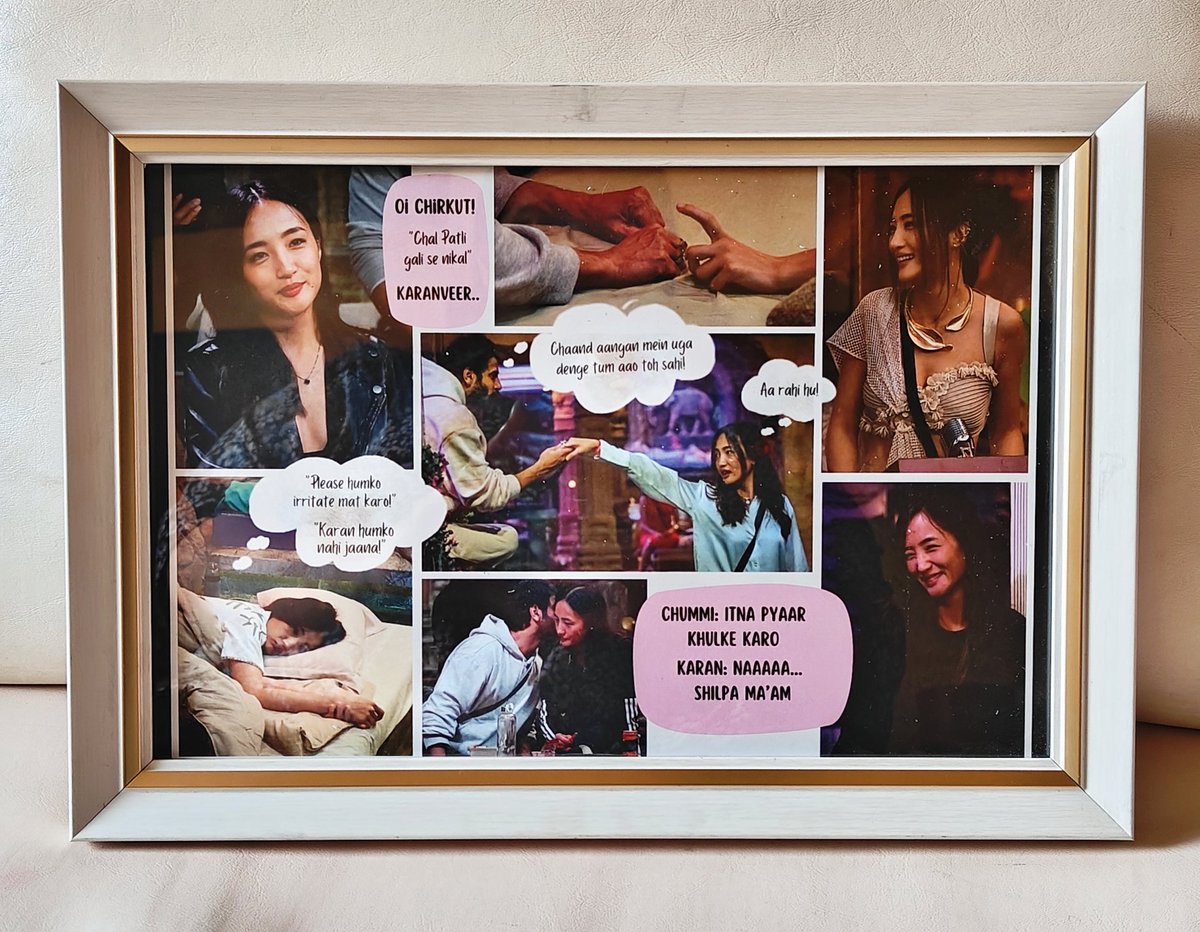 KitchenDiaries8's tweet photo. Customised Gifts for the amazing @KaranVeerMehra @chumdarang 🩷❤️ 
#KaranveerMehra𓃵 #ChumDarang𓃵 #ChumVeer #BiggBoss https://t.co/wfYFhx6VKh