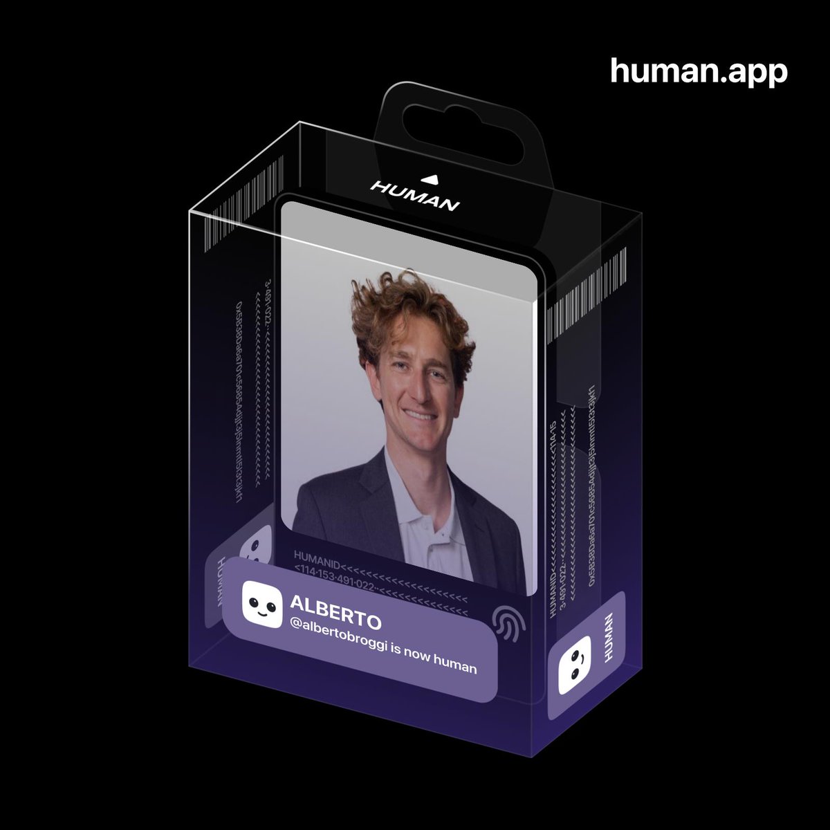 albertobroggi's tweet photo. activating my profile on @humanApp

code: 1416 #ALBERTOBRO https://t.co/0EDcx9DMbb