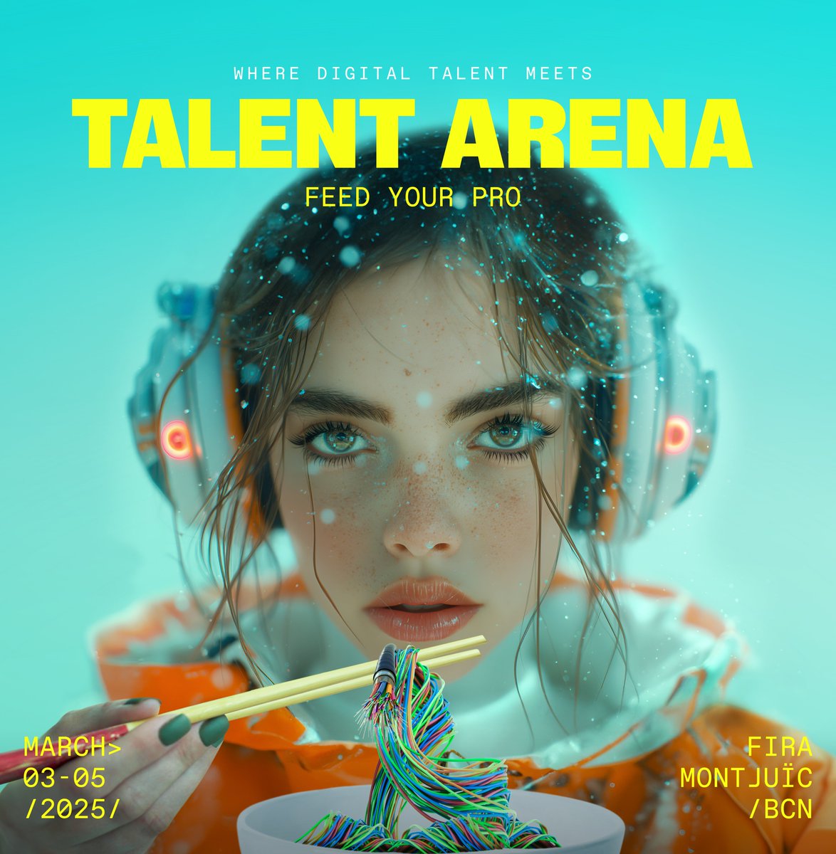 ignasipardo's tweet photo. #TalentArena2025, esdeveniment de talent digital per @MWCapital amb ponents com #SteveWozniak (@Apple) o #LaurenLyons (@spacexcatala) i activitats: #Hackato, #Workshops, #Mentoring i, més!
3-5 de març, 2025
Fira de Barcelona
Registra't >>> https://t.co/MeKHtf2S1c https://t.co/EuMwjIvBRD