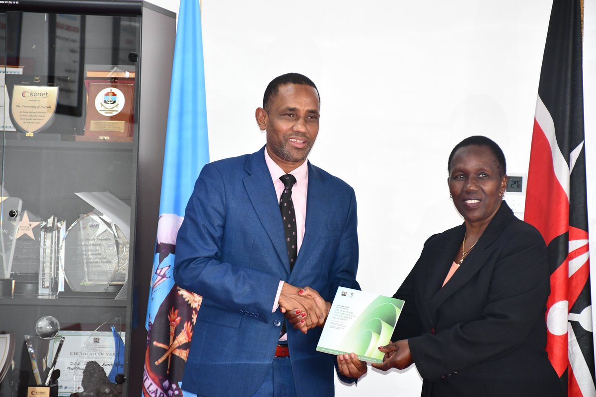 NCPD_Kenya's tweet photo. @NCPD_Kenya DG @DrAbeySheikh met with the AG. Vice Chancellor @uonbi Prof. Margret J. Hutchinson to kick- off plans for the #KenyaPopulationandDevelopmentConference (#KPDC) happening from 11th-13th March 2025 at @uonbi Towers. The partnership aims to drive economic, social, and political progress across Kenya, impacting all sectors of society. With over 55,000 University students and staff joining virtually, real-time updates & participation will be available through the University’s digital platforms. This is #YOURChance to engage, learn, and contribute to shaping Kenya’s future. Don’t miss out.
#MarkTheDate 11th – 13th March 2025
#Venue: University of Nairobi @UoNbi
#HaveYourSay #PopulationForProgress #QualityPopulation #PopulationGrowth #PopulationBestPractice #PartnersForProgress
More info at: https://t.co/7gF5suH7sG
