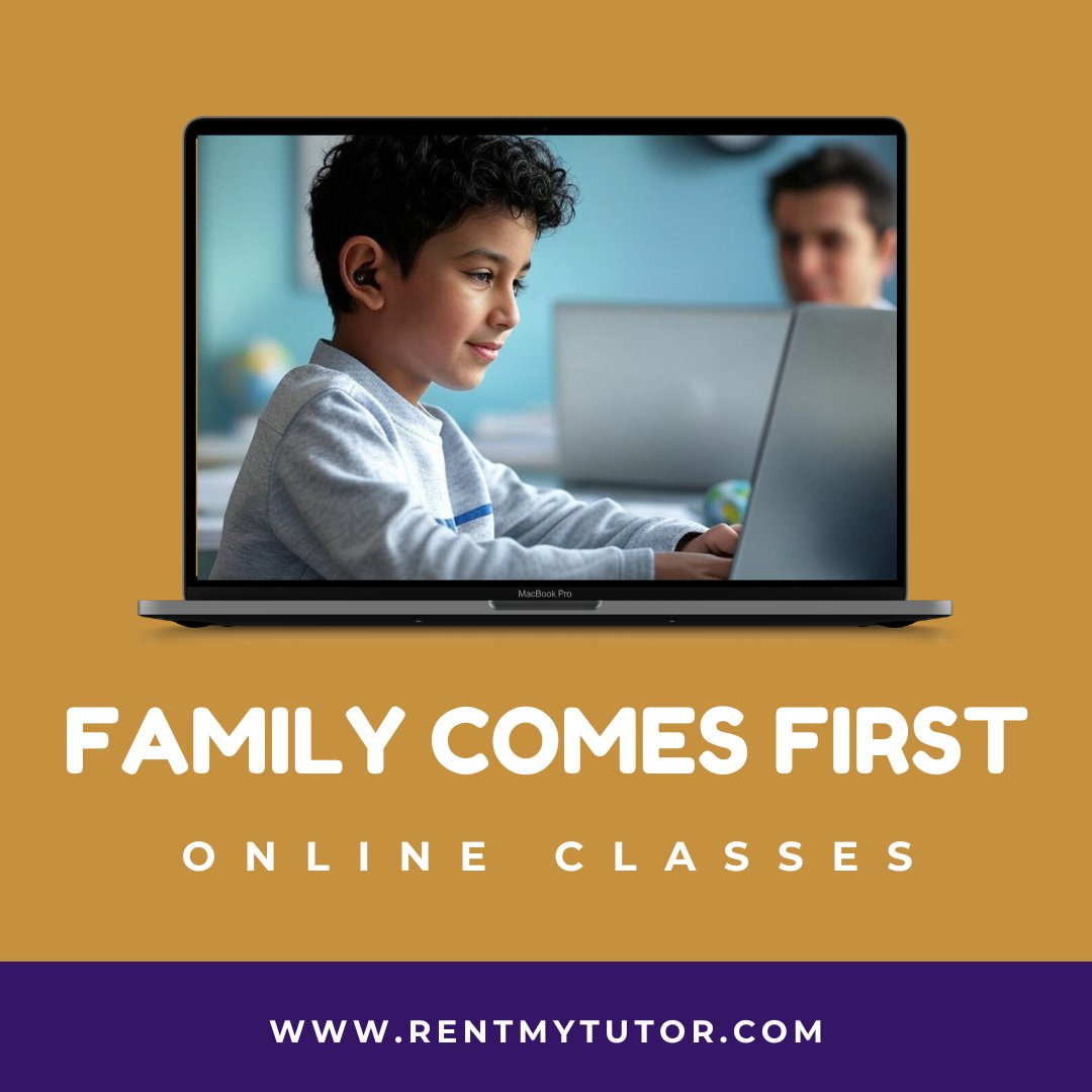 Family comes first! With online classes from
<a href="/RentMyTutor/">Rent My Tutor STEM Academy</a> , save time on commutes and spend more moments with your loved ones. 

#FamilyFirst #OnlineLearning