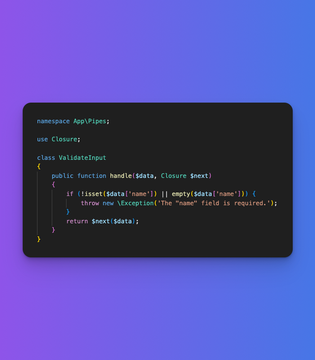 laravelbackpack's tweet image. #Laravel Tip
Simplify workflows by streamlining your tasks with Pipelines!
Use the Pipeline class to organize complex processes step by step: