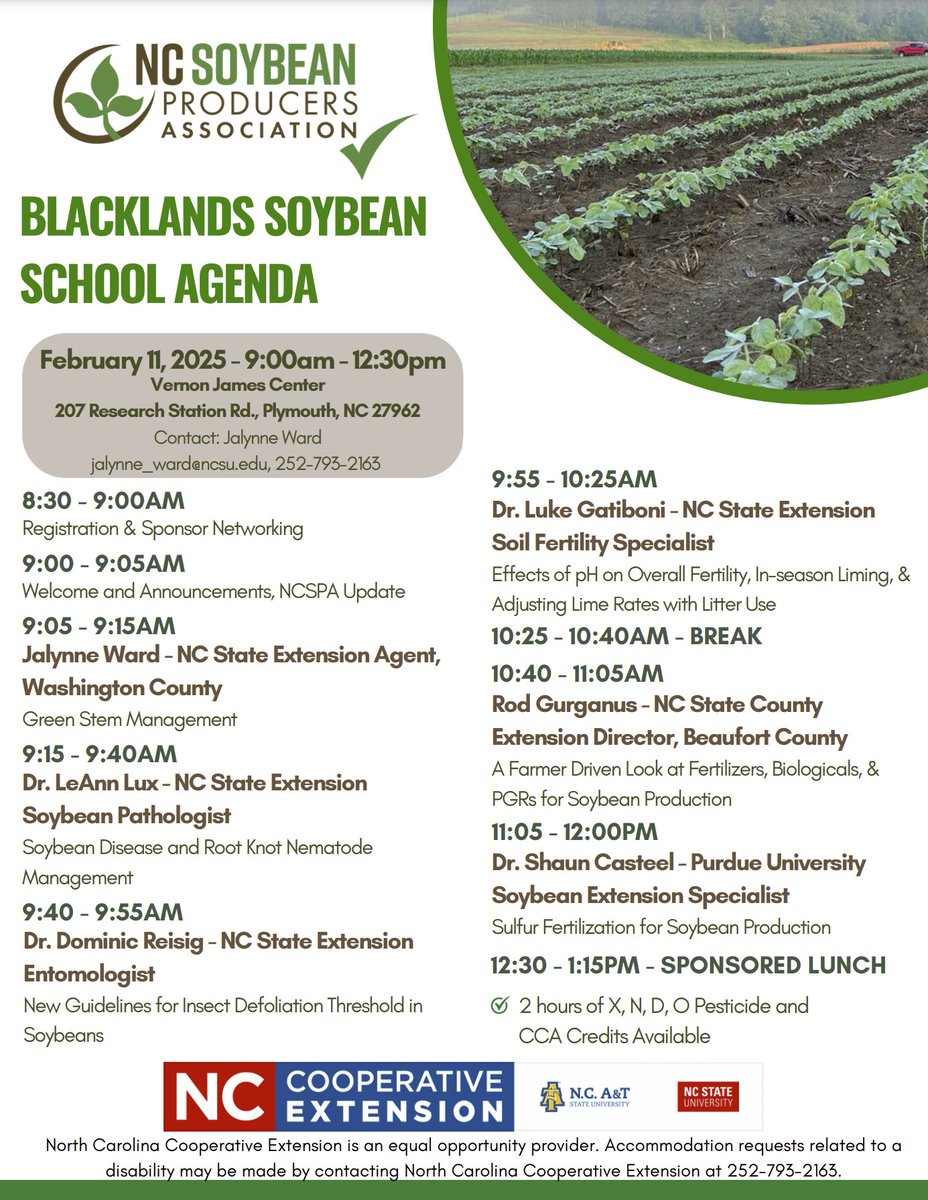 Andrea Gibbs (@hycoagagent) on Twitter photo The Blacklands Soybean School is 1 week from today! Register here: tinyurl.com/496ndpxa <a href="/PurdueSoybean/">Shaun Casteel</a> <a href="/NCLegumeLady/">LeAnn Lux</a> <a href="/DominicDReisig/">Dominic Reisig</a> <a href="/LGatiboni/">Luke Gatiboni 🇺🇸🇧🇷</a> <a href="/WashCo_AgAgent/">Jalynne Ward</a> <a href="/BoCoAgAgent/">Rod Gurganus</a> The Blacklands Soybean School is 1 week from today! Register here: tinyurl.com/496ndpxa <a href="/PurdueSoybean/">Shaun Casteel</a> <a href="/NCLegumeLady/">LeAnn Lux</a> <a href="/DominicDReisig/">Dominic Reisig</a> <a href="/LGatiboni/">Luke Gatiboni 🇺🇸🇧🇷</a> <a href="/WashCo_AgAgent/">Jalynne Ward</a> <a href="/BoCoAgAgent/">Rod Gurganus</a>