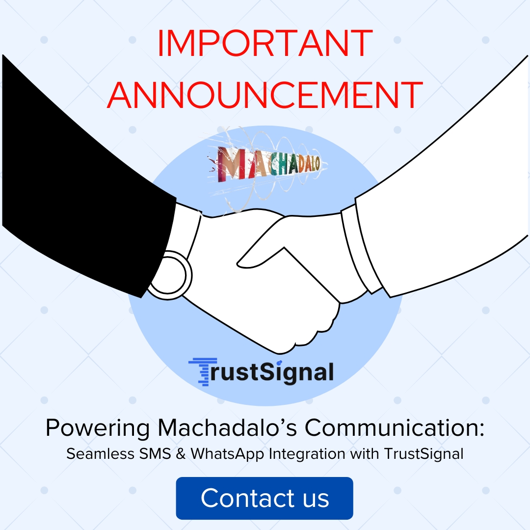 TrustSignalio's tweet photo. Important Announcement!!!

We’re excited to announce our partnership with Machadalo, a brand owned by Vijaikirti Technologies Pvt. Ltd. As their official SMS &amp; WhatsApp messaging partner, https://t.co/RDPWrmKd7F is powering seamless, reliable, and secure communication. https://t.co/YBTKJtCIsL