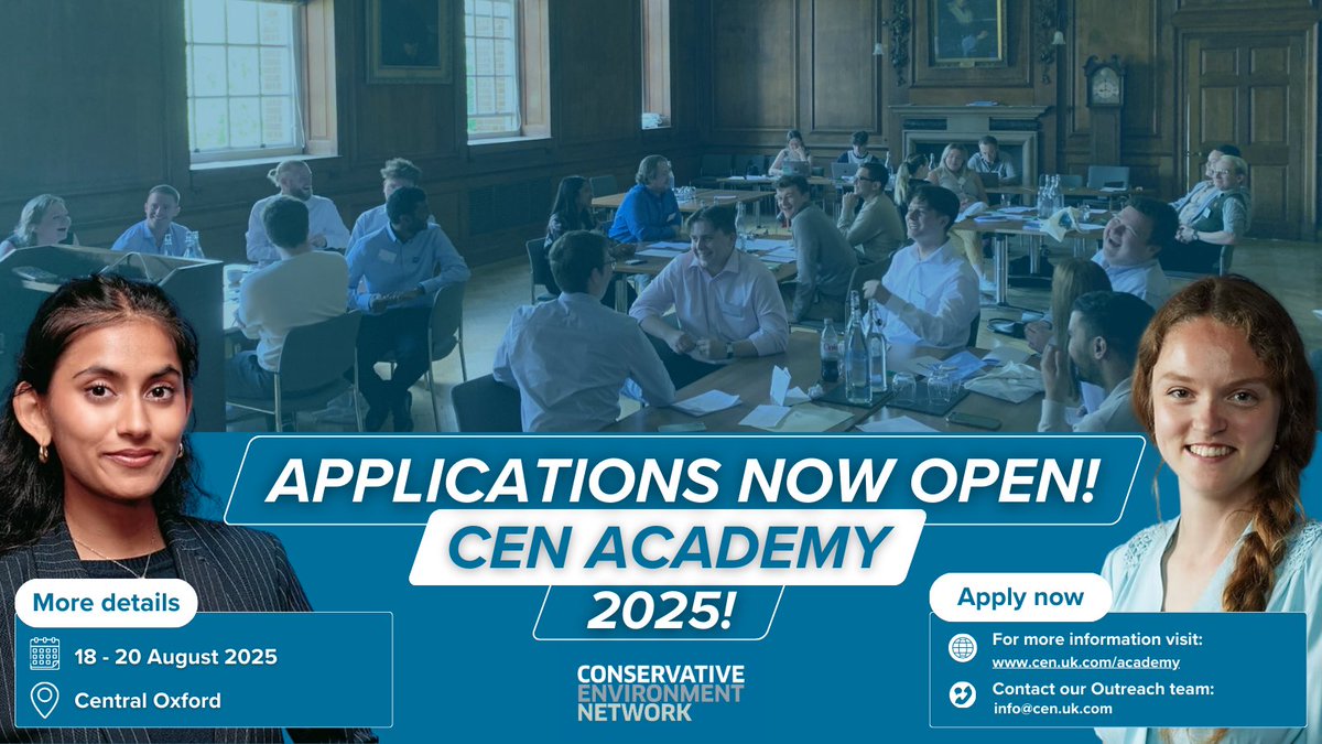 CEN_HQ's tweet photo. ⏰ Applications are open for our annual academy for students and recent grads interested in conservatism and protecting the environment.

It's a great opportunity to gain skills for a career in politics or environmentalism. 🔵🌳

Learn more and apply 👇
https://t.co/fPducYAyVB https://t.co/p7uYVRMred