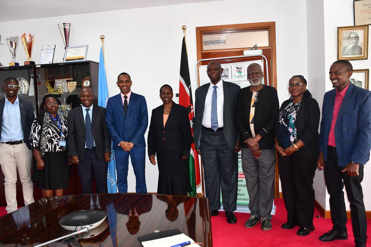 <a href="/NCPD_Kenya/">NCPD</a> DG <a href="/DrAbeySheikh/">Dr Mohamed A .Sheikh</a>  met with the AG. Vice Chancellor <a href="/uonbi/">University of Nairobi</a>  Prof. Margret J. Hutchinson to kick- off plans for the #KenyaPopulationandDevelopmentConference (#KPDC) happening from 11th-13th March 2025 at <a href="/uonbi/">University of Nairobi</a> Towers. The partnership aims to drive economic, social, and