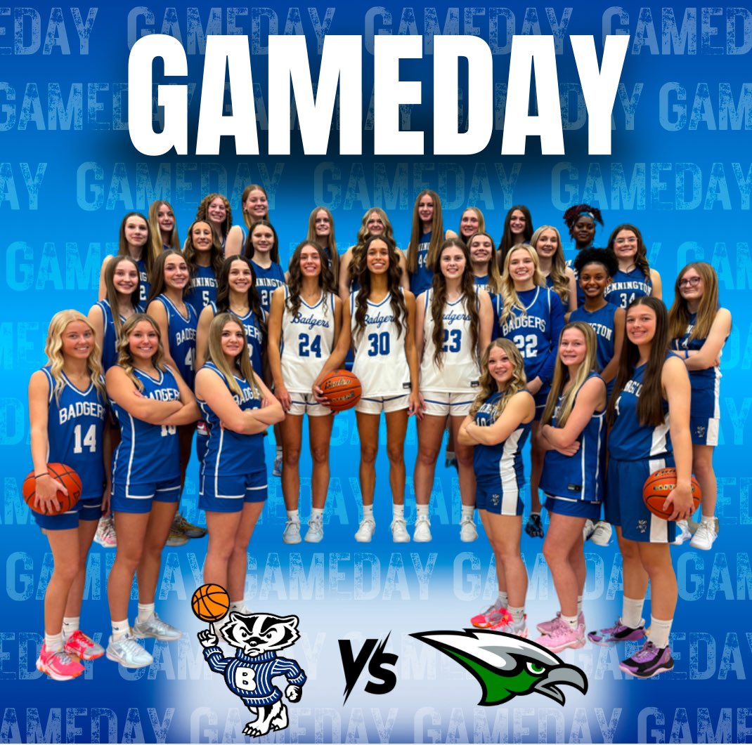 Bennington Girls Basketball (@bhsbadgersgbb) on Twitter photo 🏀🔵⚪️GAMEDAY⚪️🔵🏀
📍 Skutt Catholic
⏰ JV 4:30 Varsity 6:00
📺 nfhsnetwork.com/schools/omaha-… (purchase required)
#TEAM #WeAreBPS
<a href="/WeRBennington/">Bennington HS</a> <a href="/BadgerPower21/">Blue__Crew</a> <a href="/NEPrepZone/">Nebraska Prep Zone</a> <a href="/PrepExtra/">LJS Prep Extra</a> <a href="/basketball_ne/">NE Basketball Scores</a> <a href="/PGHNebraska/">Prep Girls Hoops Nebraska</a> 🏀🔵⚪️GAMEDAY⚪️🔵🏀
📍 Skutt Catholic
⏰ JV 4:30 Varsity 6:00
📺 nfhsnetwork.com/schools/omaha-… (purchase required)
#TEAM #WeAreBPS
<a href="/WeRBennington/">Bennington HS</a> <a href="/BadgerPower21/">Blue__Crew</a> <a href="/NEPrepZone/">Nebraska Prep Zone</a> <a href="/PrepExtra/">LJS Prep Extra</a> <a href="/basketball_ne/">NE Basketball Scores</a> <a href="/PGHNebraska/">Prep Girls Hoops Nebraska</a>