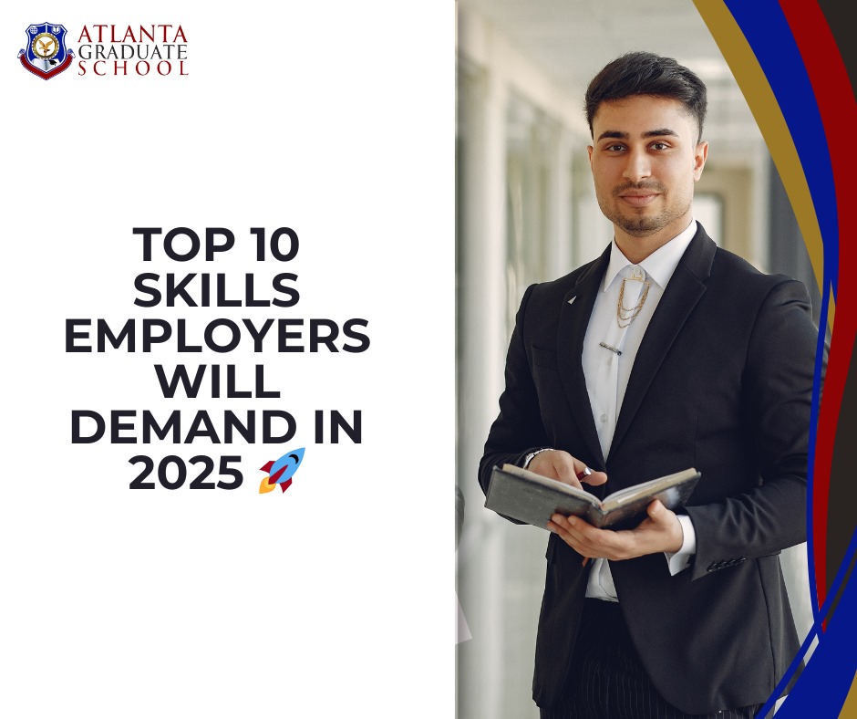 AtlGradSchool's tweet photo. The future of work is evolving fast! Employers are looking for new skills in 2025. Whether you are a student or pro, staying ahead means mastering the skills that will matters the most. Here's your guide to future-proofing your career.

#carrergrowth #skillsup https://t.co/gjlyCyLHSv
