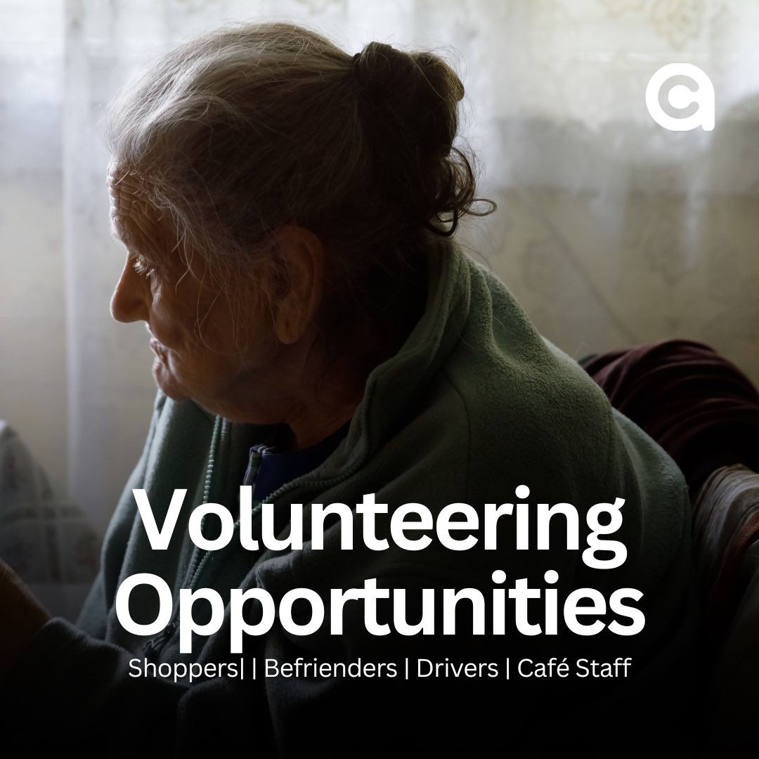 Volunteering opportunities at Age Connects 🌟

We are proud of our long history of supporting older people with the help of our amazing volunteers. We couldn't do it without you! 🙌

We always need volunteers for:
🛒 Shoppers
🤝 Befrienders
🚗 Drivers
☕ Café Staff